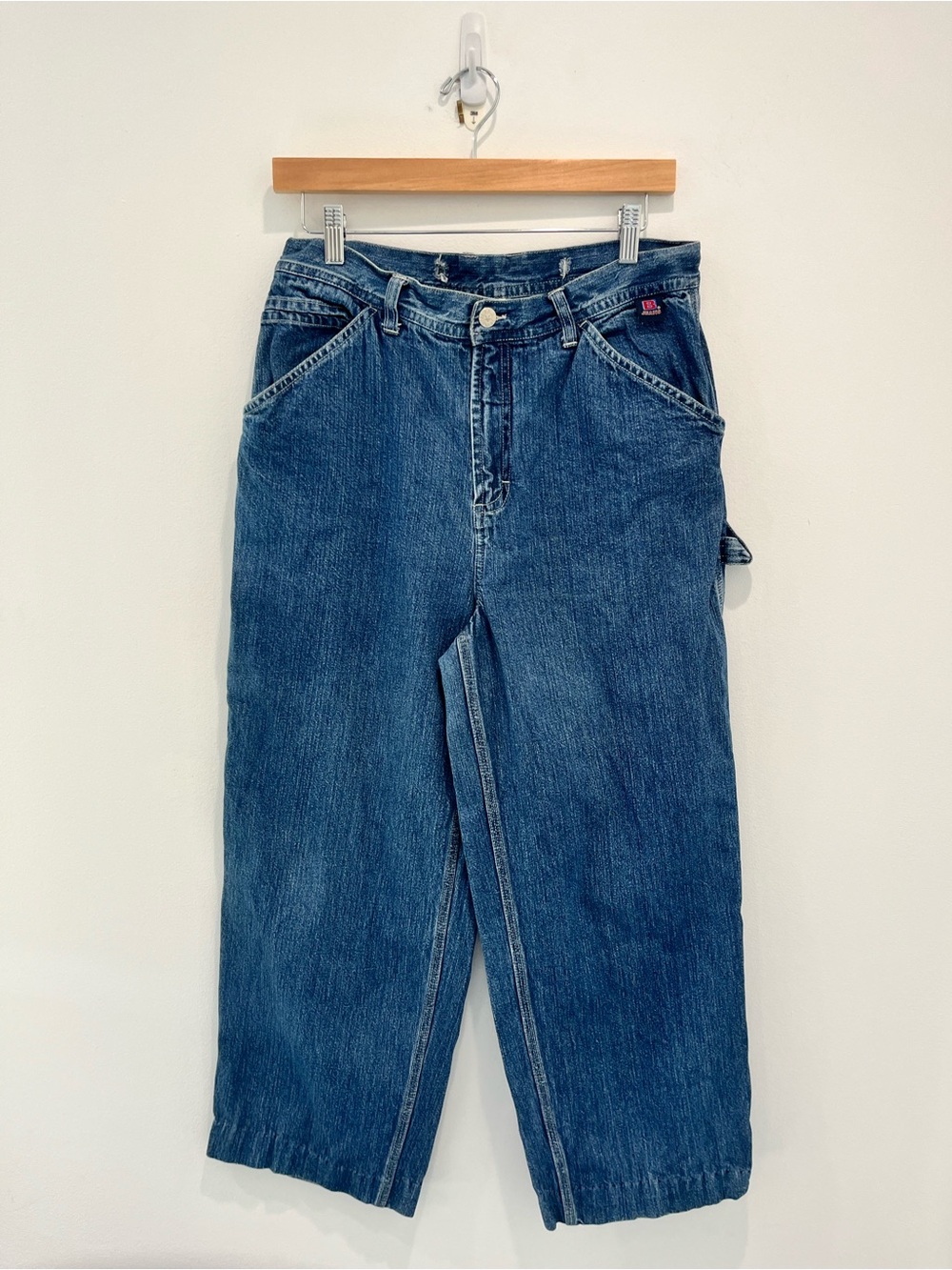 B JEANS Vintage Carpenter Loose Blue Denim Jeans